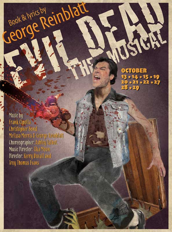 Poster for Evil Dead, the Musical