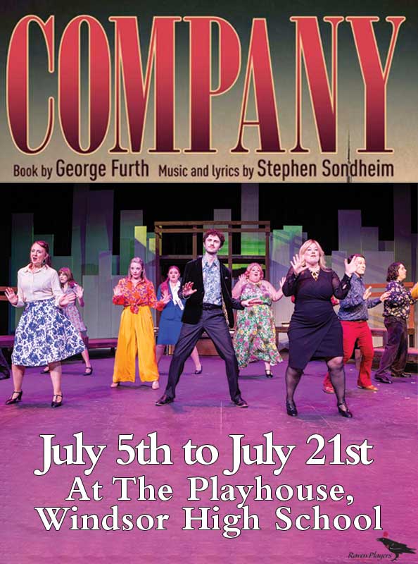 Poster, Steven Sondheim's Company runs through July 21st