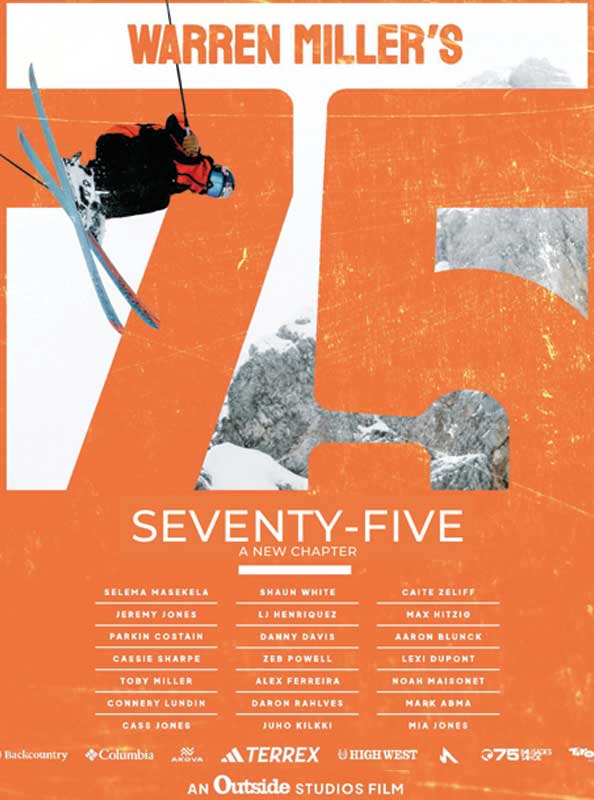 Image: Warren Miller's 75th Anniversary event on November 1.