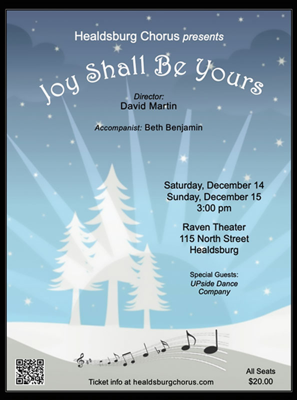 Image: Healdsburg Chorus on December 14 and 15